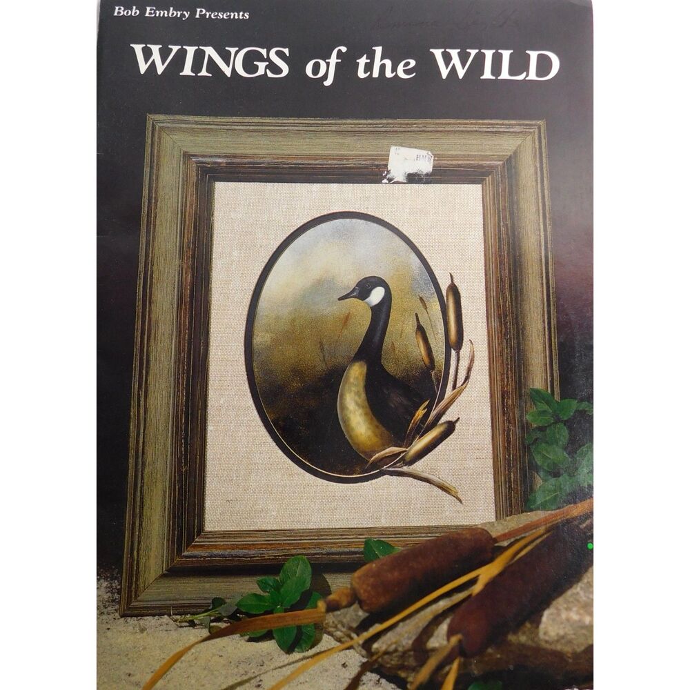 Vintage Painting Book Wings of the Wild Bob Embry PB Birds
